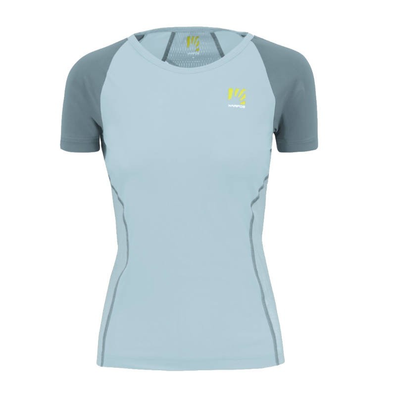 Vrouwen t-shirt Karpos Lavaredo Evo W Jersey Aquamarijn / Lentemeer Vrouwen t-shirt Karpos Lavaredo Evo W Jersey Aquamarijn / Lentemeer